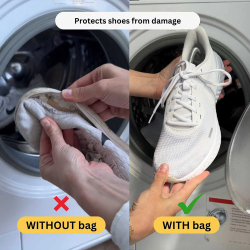 Zapatillas Limpias en solo 30 minutos, directamente de la Lavadora