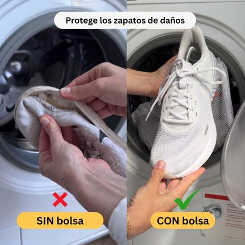 Zapatillas Limpias en solo 30 minutos, directamente de la Lavadora